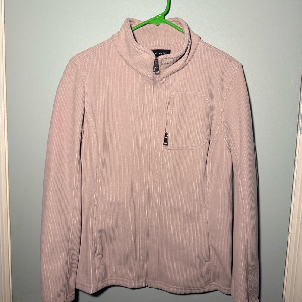 Andrew Marc Soft Pink Utility Jacket